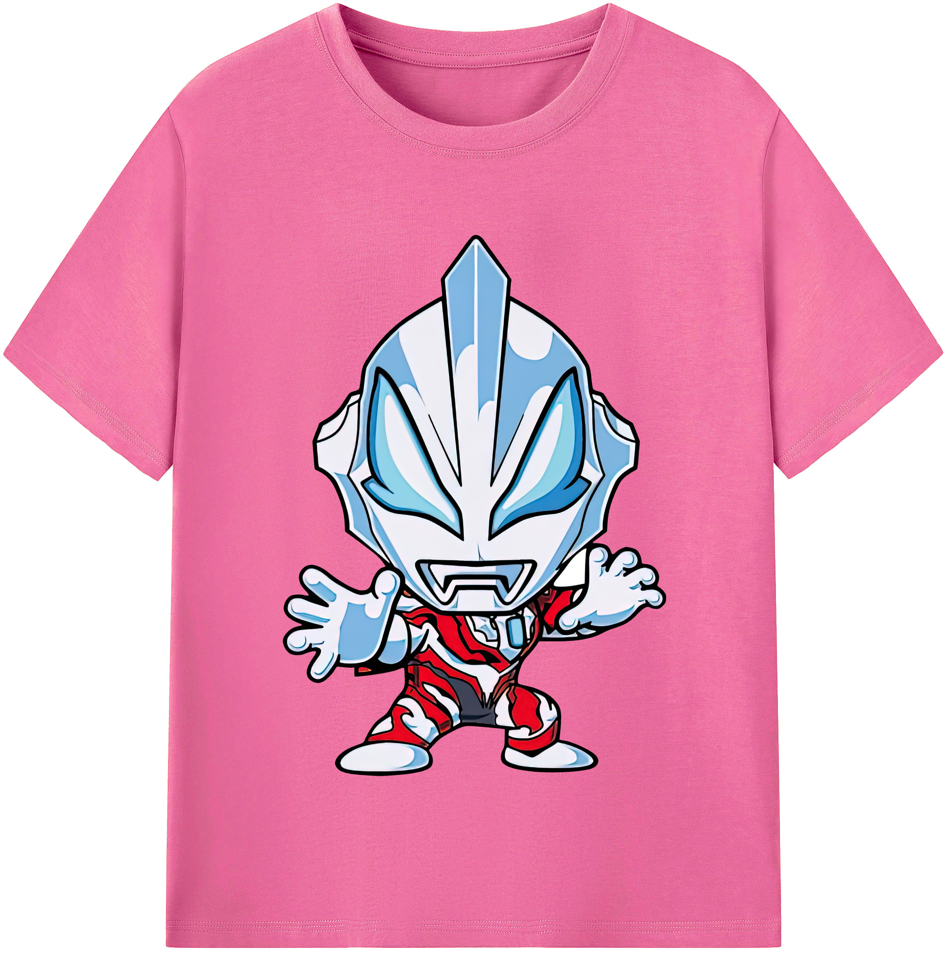 （画像用） ウルトラマン Ultraman レディースカジュアルプリントTシャツ（綿100％）